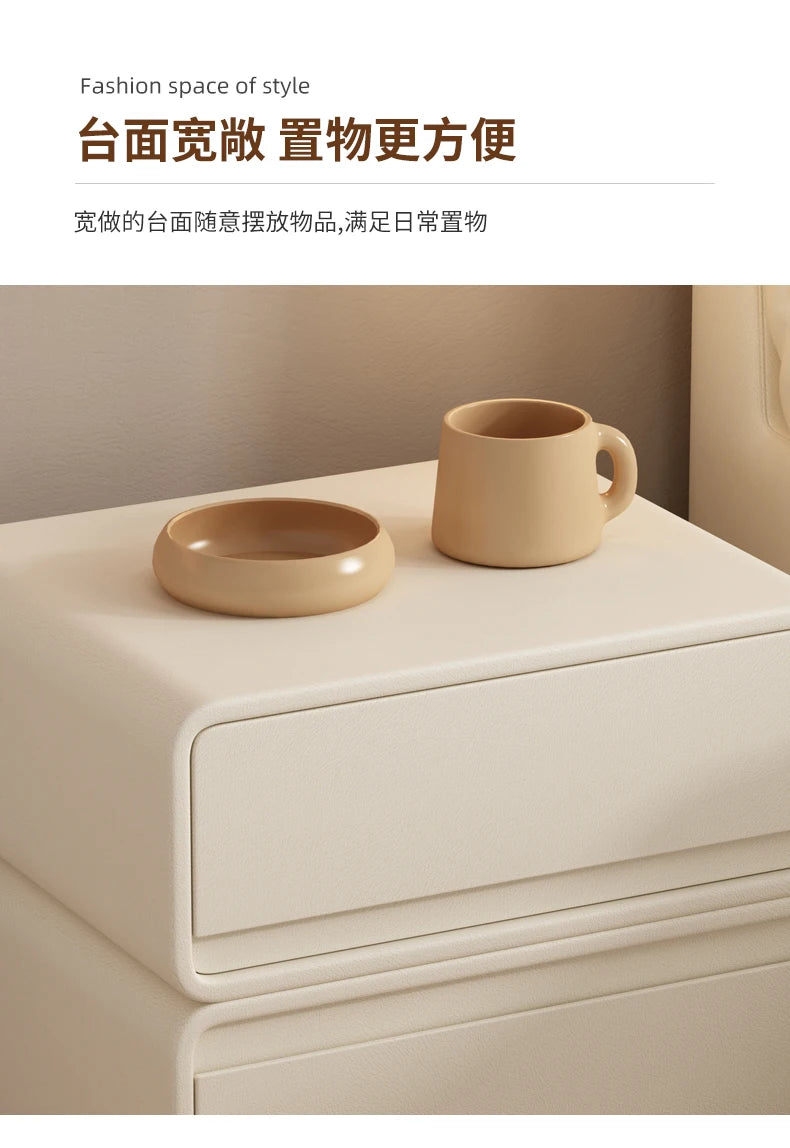 Decorations Nightstands Gloss Decor Modern Elegant Nightstands Glamour Luxury Mesita De Noche Dormitorio Home Furniture