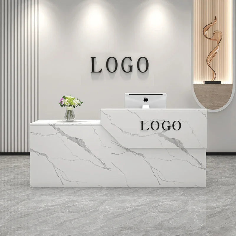 Decoration Reception Desks Displaycheckout Counter Reception Desks Beauty Salon Mostrador Negocio Commercial Furniture