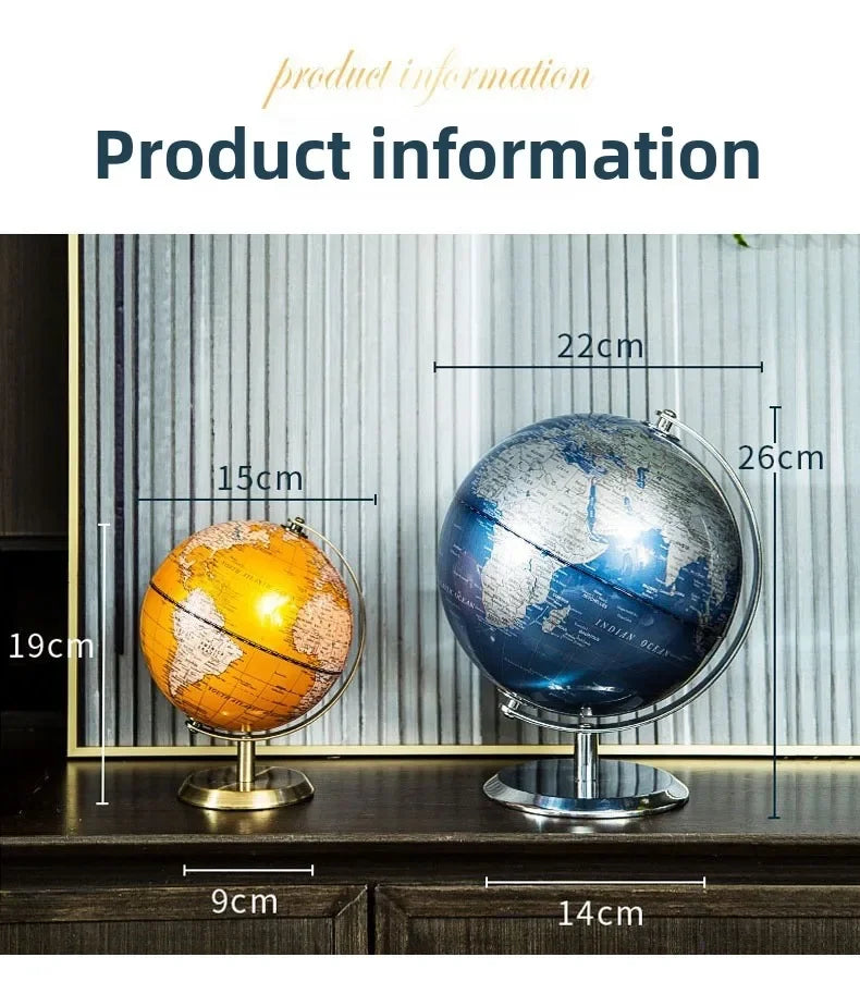 Full English Earth Decoration Office Study Desk Living Room Home Decoration Gifts