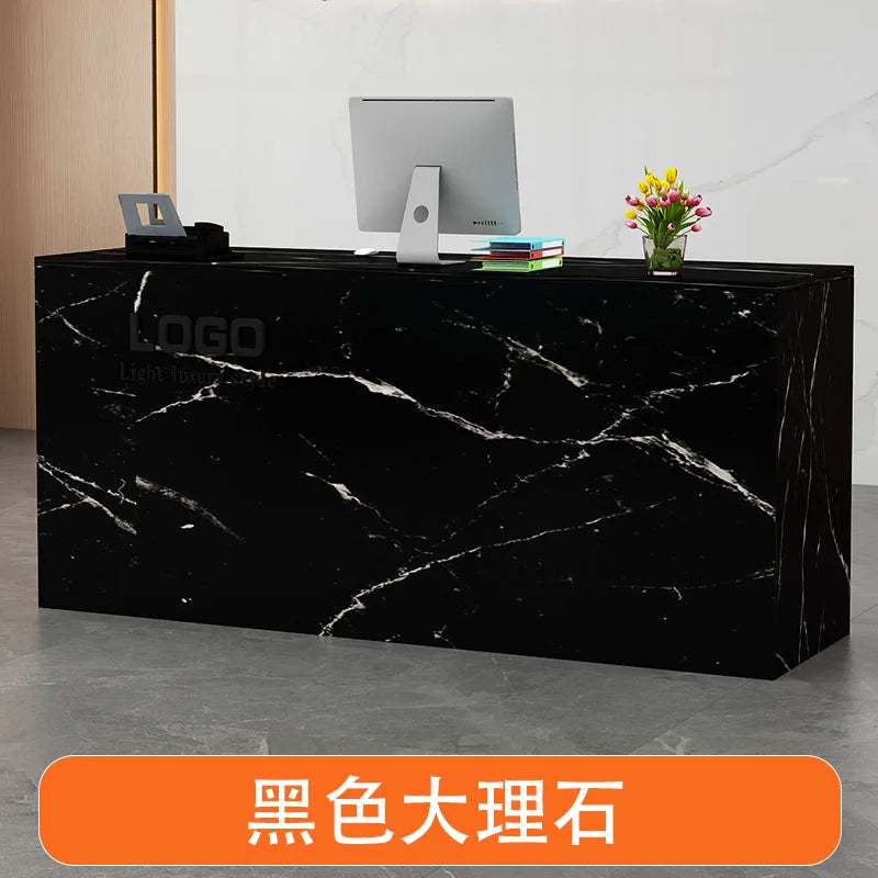 Display Modern Reception Desks Decorations Beauty Salon Reception Desks Checkout Counter Mostrador Negocio Commercial Furniture