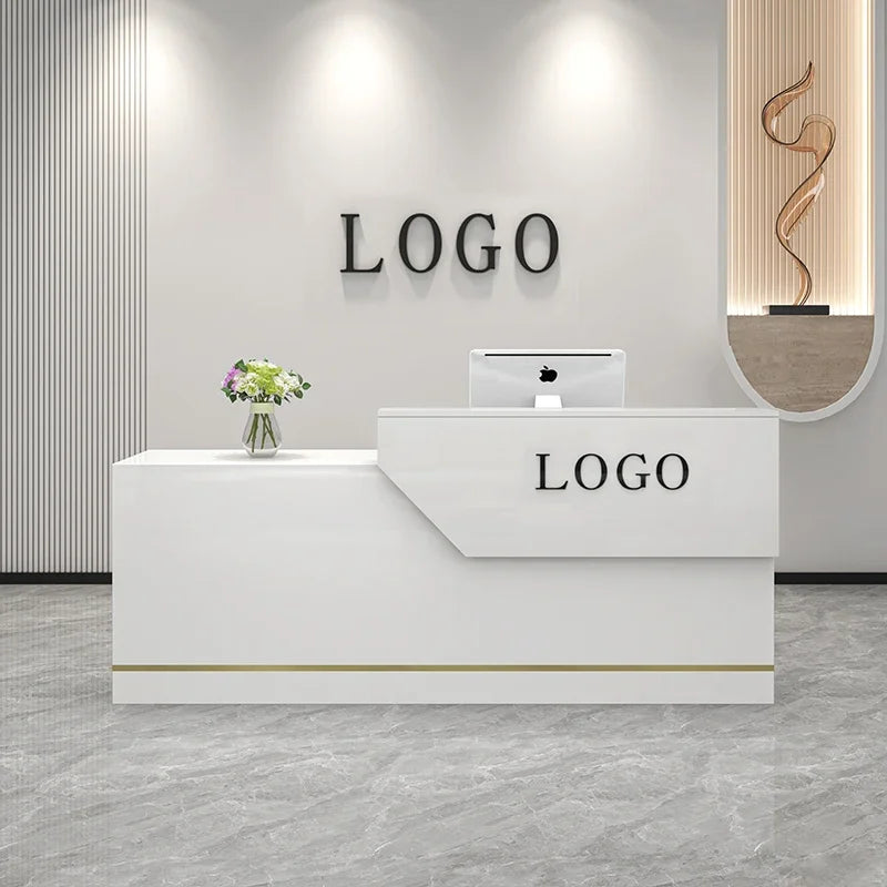Decoration Reception Desks Displaycheckout Counter Reception Desks Beauty Salon Mostrador Negocio Commercial Furniture