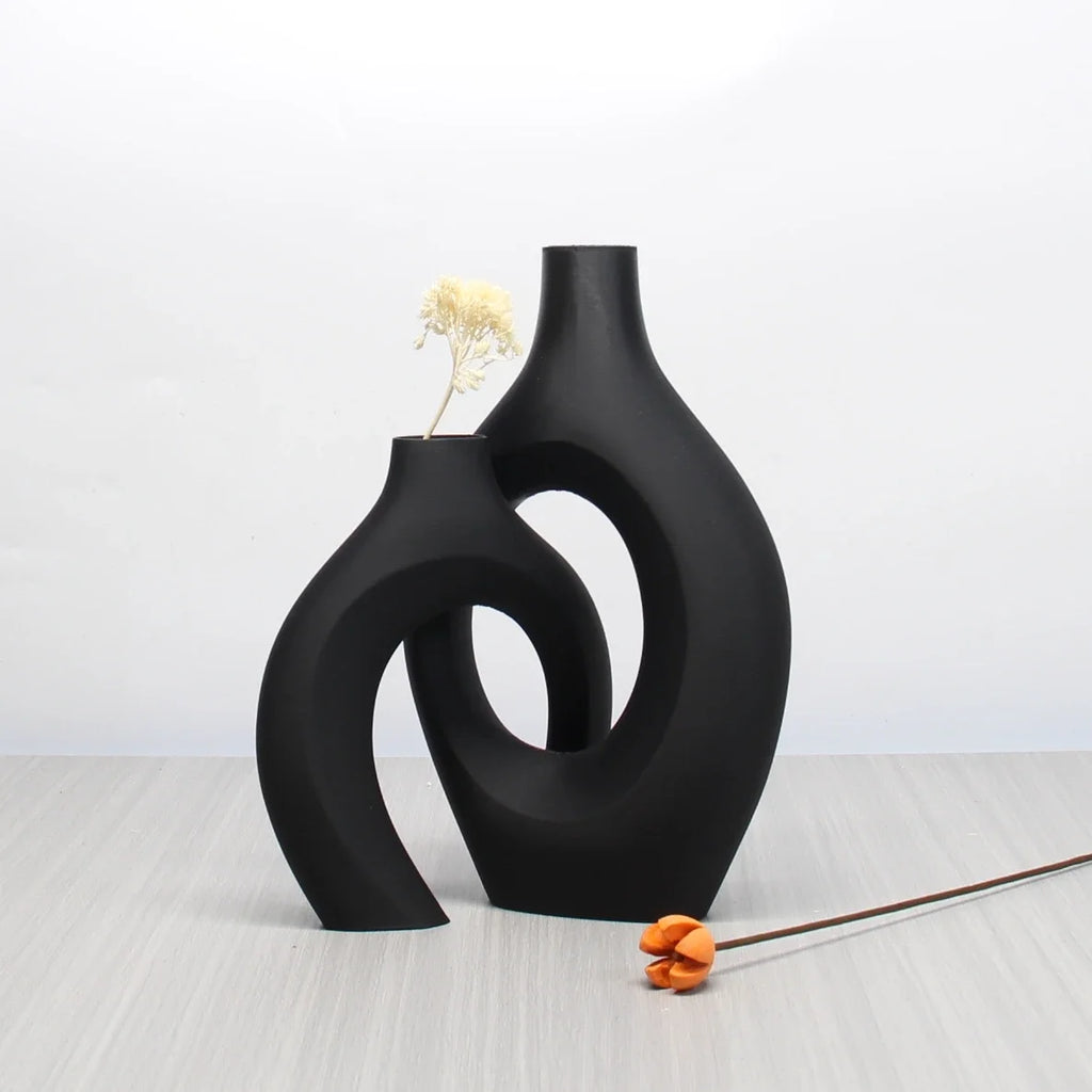 A Set of Bohemian Style Art Vases,  Perfect Choice for Home and Office Decoration, Suitable for Living Room,