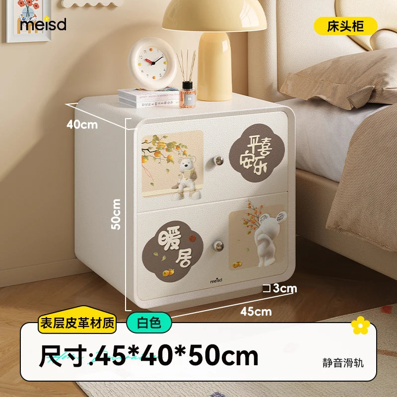 Decoratio Modern Night Table Elegant Minimalist Aesthetic Drawers Nightstand Cute Organize Mesitaa De Noche Bedroom Furniture
