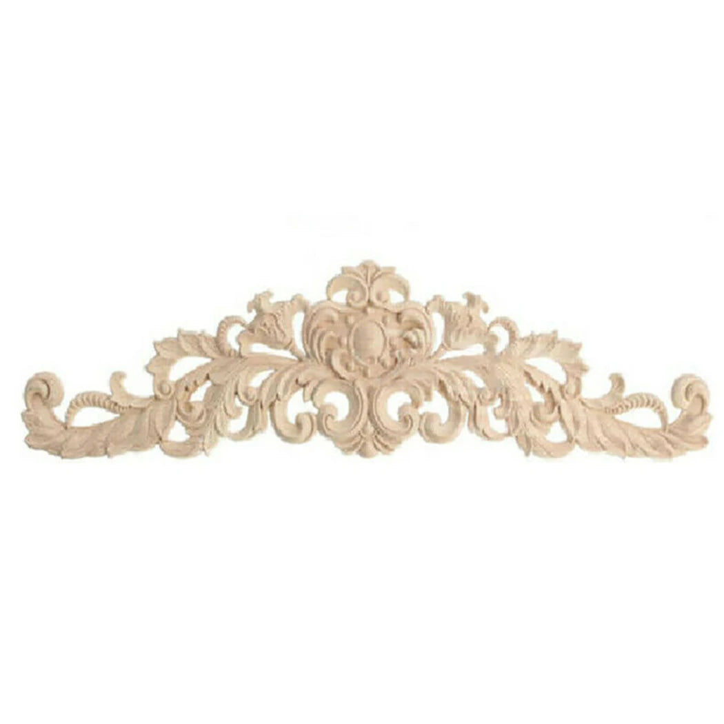 Wooden Carved Applique Furniture Mouldings Decal DIY Corner Onlay Decoration Frame Cupboard Cabinet Decal Furiture Decor