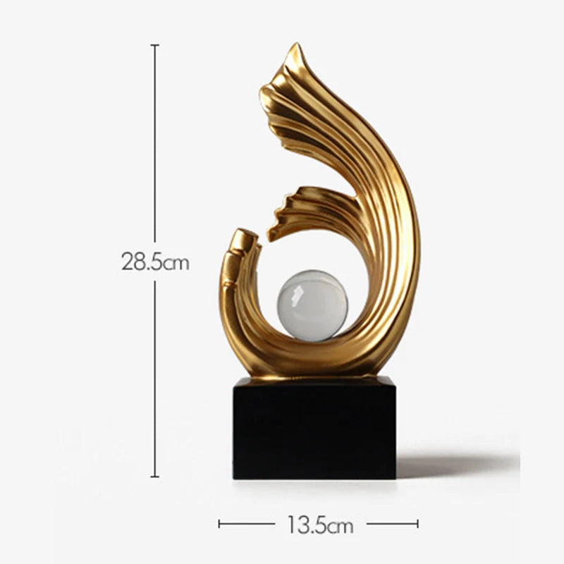 Miniature Art Figurines Desk Decorations Figurines Modern Interior Luxury Accessories Bedroom Creative Aesthetic Sculptures