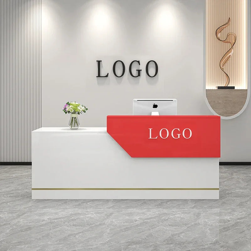 Decoration Reception Desks Displaycheckout Counter Reception Desks Beauty Salon Mostrador Negocio Commercial Furniture