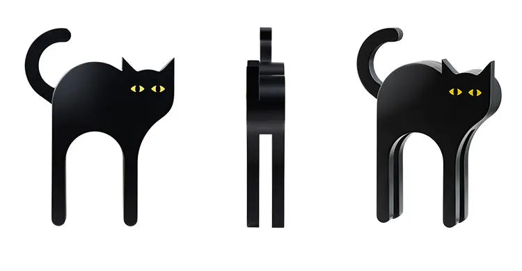 Black Cat Decoration Wall Desktop Nordic Ins Style Creative Home Modern Style Bedroom Living Room Coffee Table Home Accessories