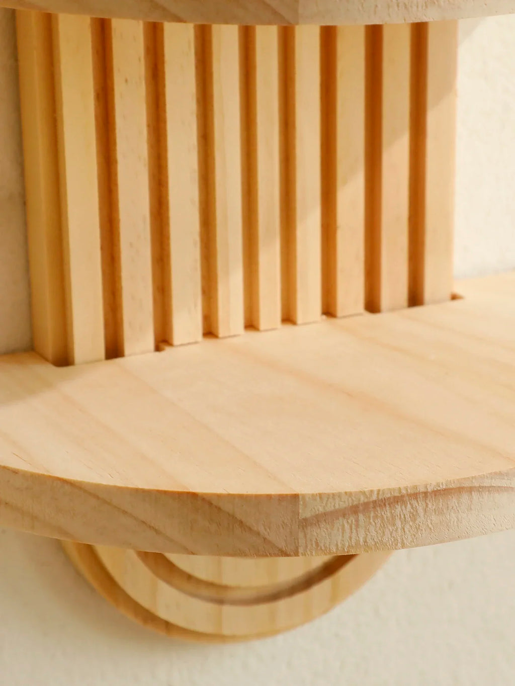 Boho Style Wooden Shelves, Wall Mounted Storage Rack Modern Home Decor ,Display Decoration for Living Room
