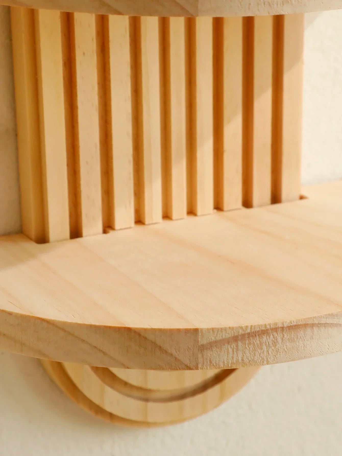 Boho Style Wooden Shelves, Wall Mounted Storage Rack Modern Home Decor ,Display Decoration for Living Room