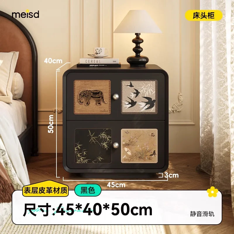 Decoratio Modern Night Table Elegant Minimalist Aesthetic Drawers Nightstand Cute Organize Mesitaa De Noche Bedroom Furniture