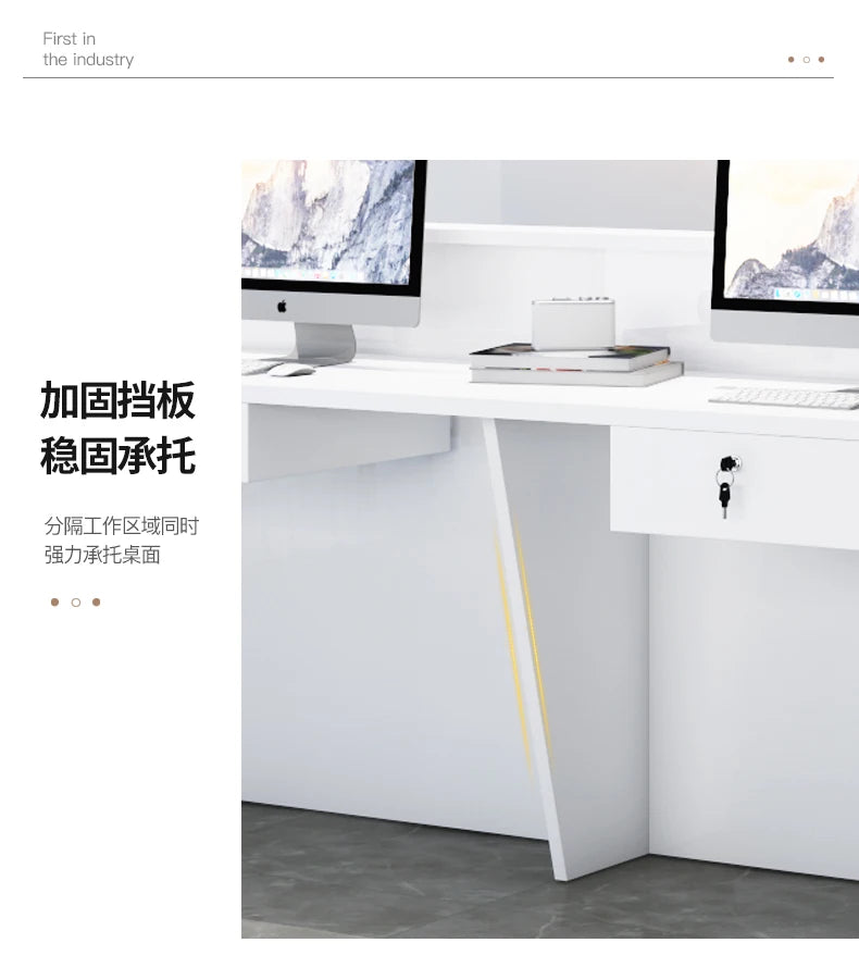 Display Kitchen Reception Desks Decorations Counter Desk Reception Desks Beauty Salon Mostrador Negocio Commercial Furniture