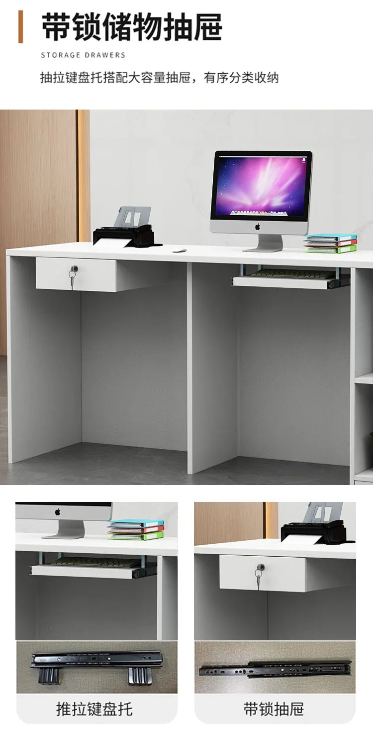 Display Modern Reception Desks Decorations Beauty Salon Reception Desks Checkout Counter Mostrador Negocio Commercial Furniture