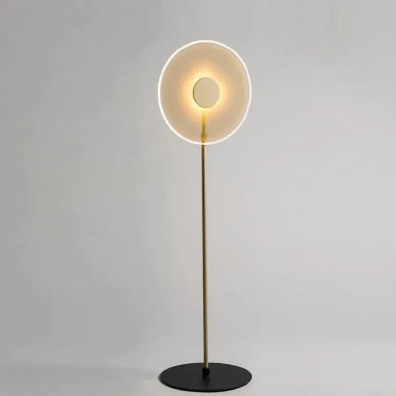 Modern Minimalist Designer round Study and Bedroom Hotel Acrylic Living Room Dining Room Model Room Sun Floor Lamp