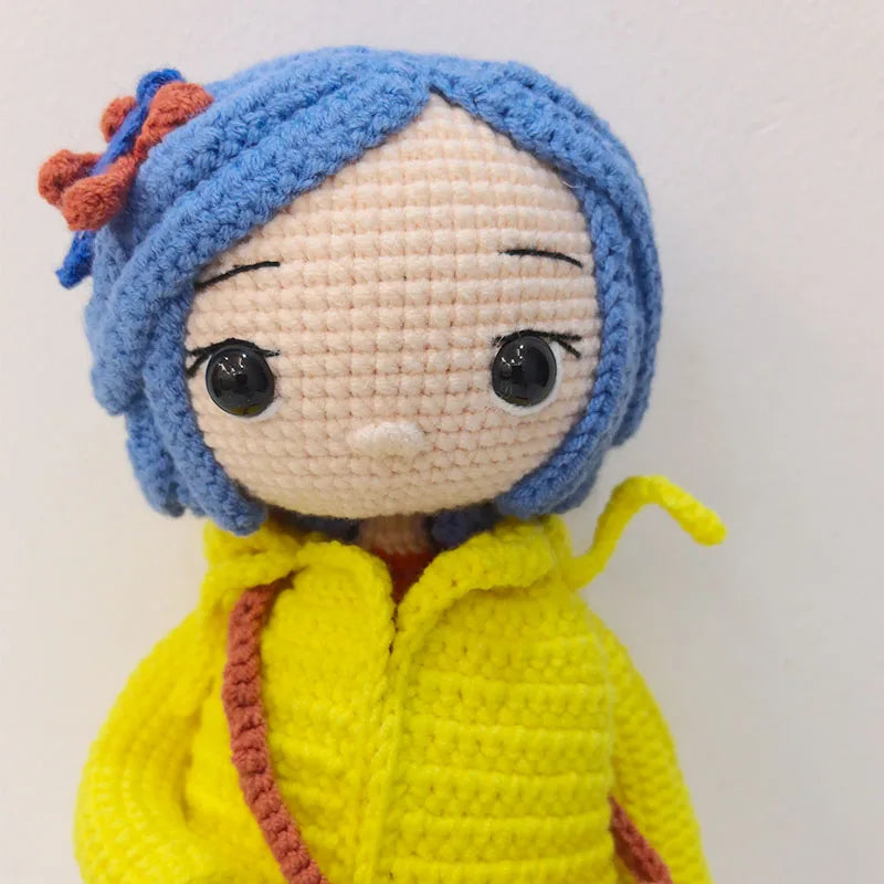 Crochet Dolls Anime Doll Coraline Toys Birthday Gifts Home Deco Finshed Dolls