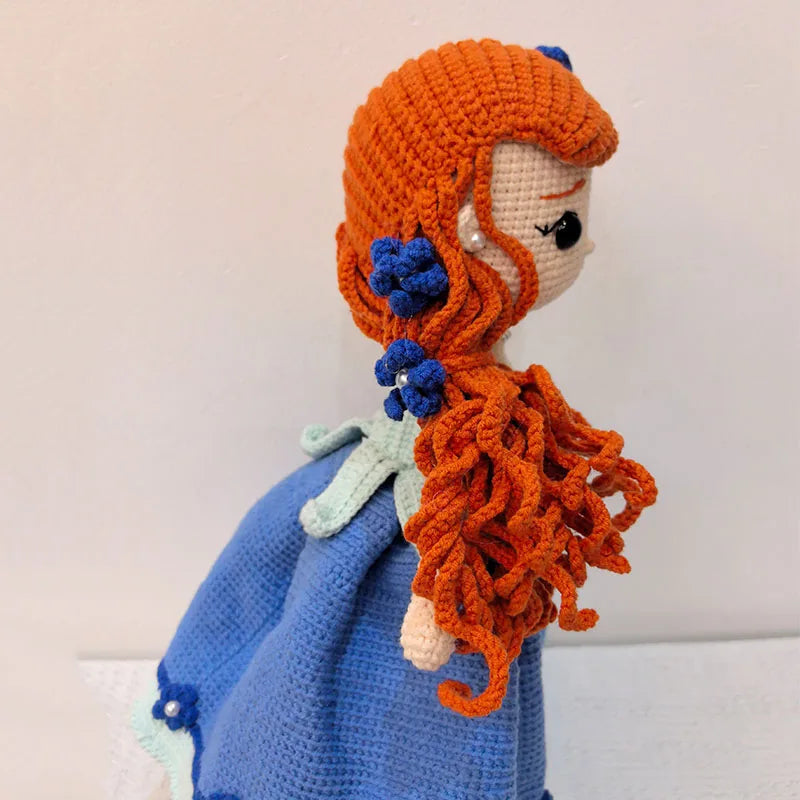 Crochet Dolls Anime Doll Princess Ariel Doll Birthday Gifts Home Deco Finshed Dolls