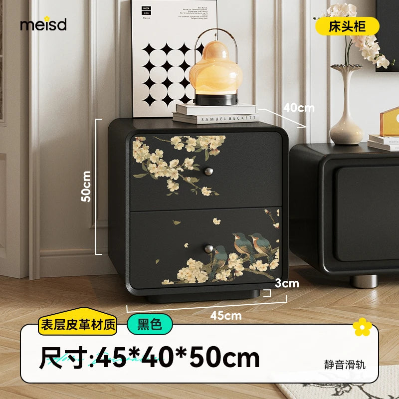 Decoratio Modern Night Table Elegant Minimalist Aesthetic Drawers Nightstand Cute Organize Mesitaa De Noche Bedroom Furniture