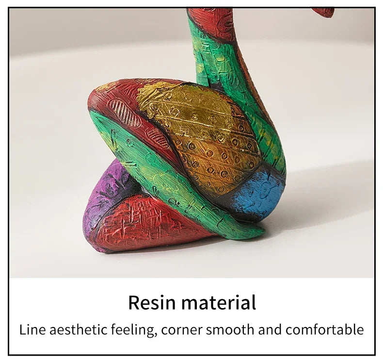 Desk Decoration Christmas Gift Creative Abstract Home Decoration Character Sculpture Living Room Desktop Decoration Ornaments