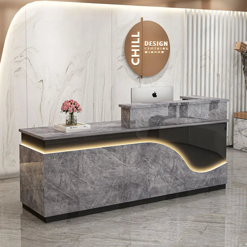 Display Kitchen Reception Desks Decorations Counter Desk Reception Desks Beauty Salon Mostrador Negocio Commercial Furniture