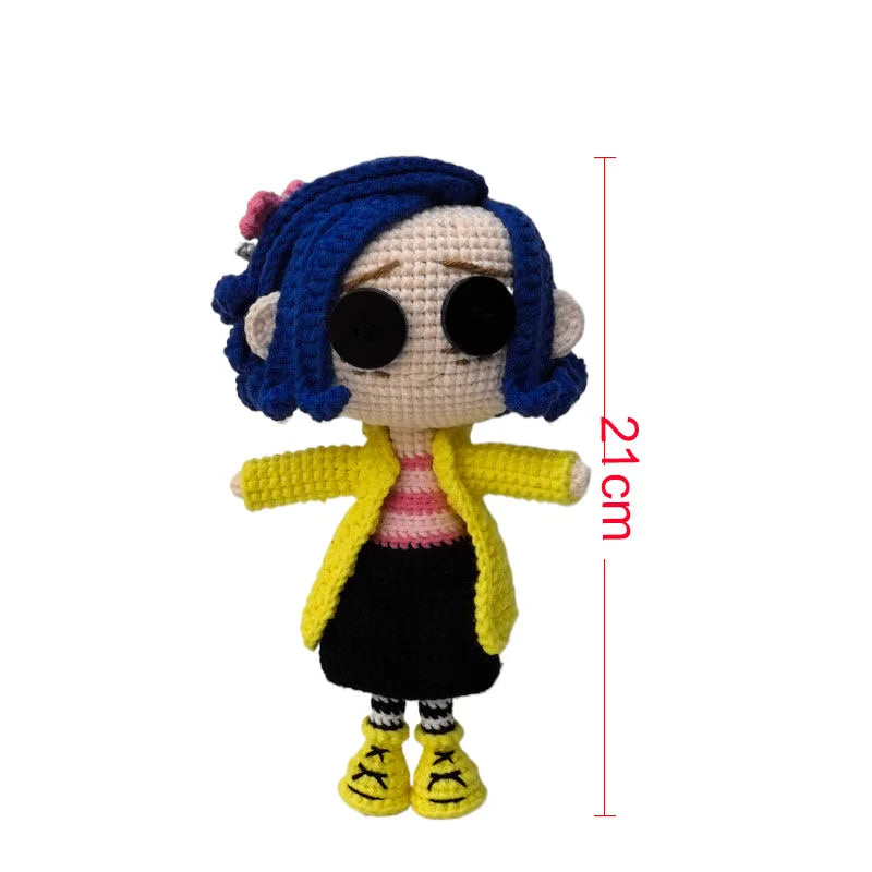 Crochet Dolls Anime Doll Coraline Toys Birthday Gifts Home Deco Finshed Dolls