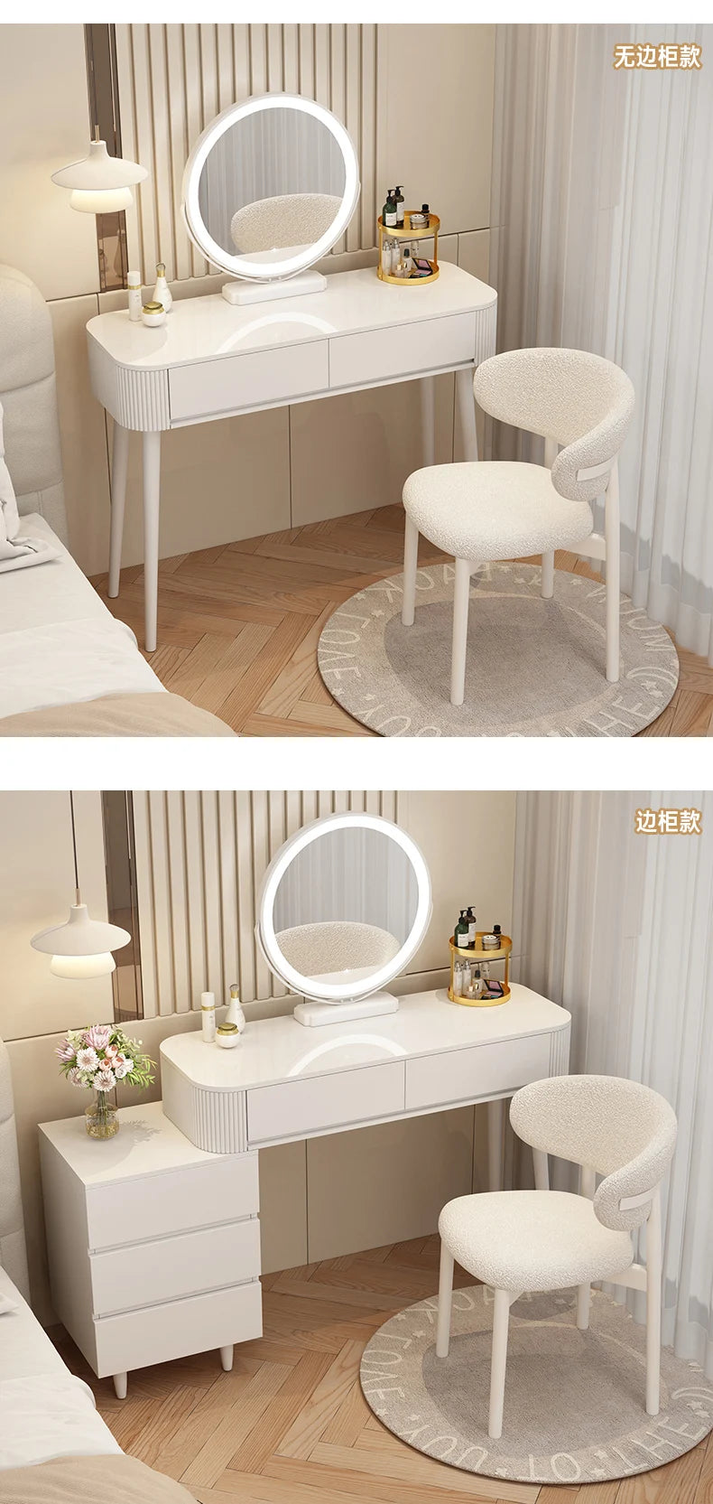 Decoration Vanity Table Bedroom Modern Storage Vanity Table Dresser Drawer Coiffeuse De Chambre Maquillage Bedroom Furniture
