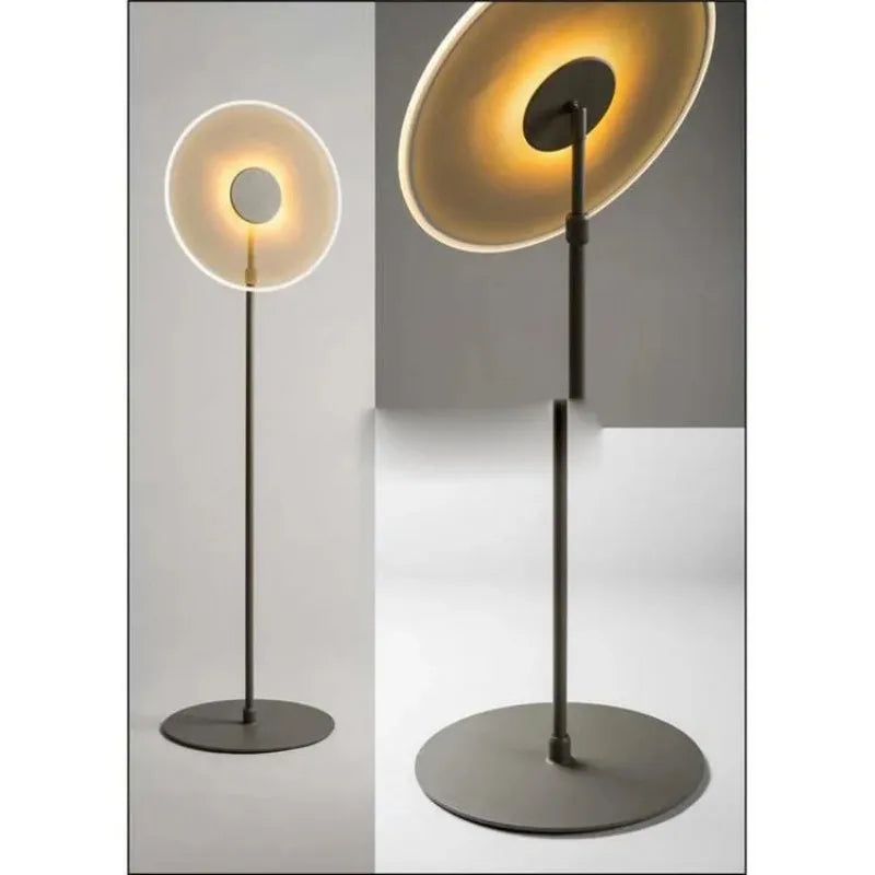 Modern Minimalist Designer round Study and Bedroom Hotel Acrylic Living Room Dining Room Model Room Sun Floor Lamp