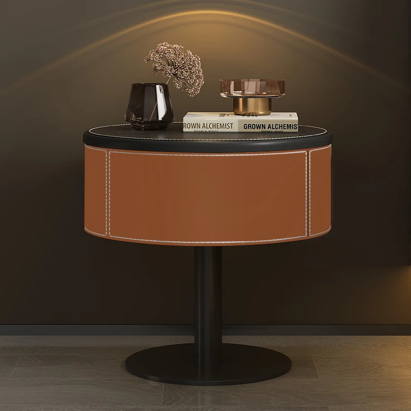 Design Unique Trendy Bedside Table Creative Style Simple Glamour Night Table Luxury Elegant Mesita De Noche Bedroom Furniture