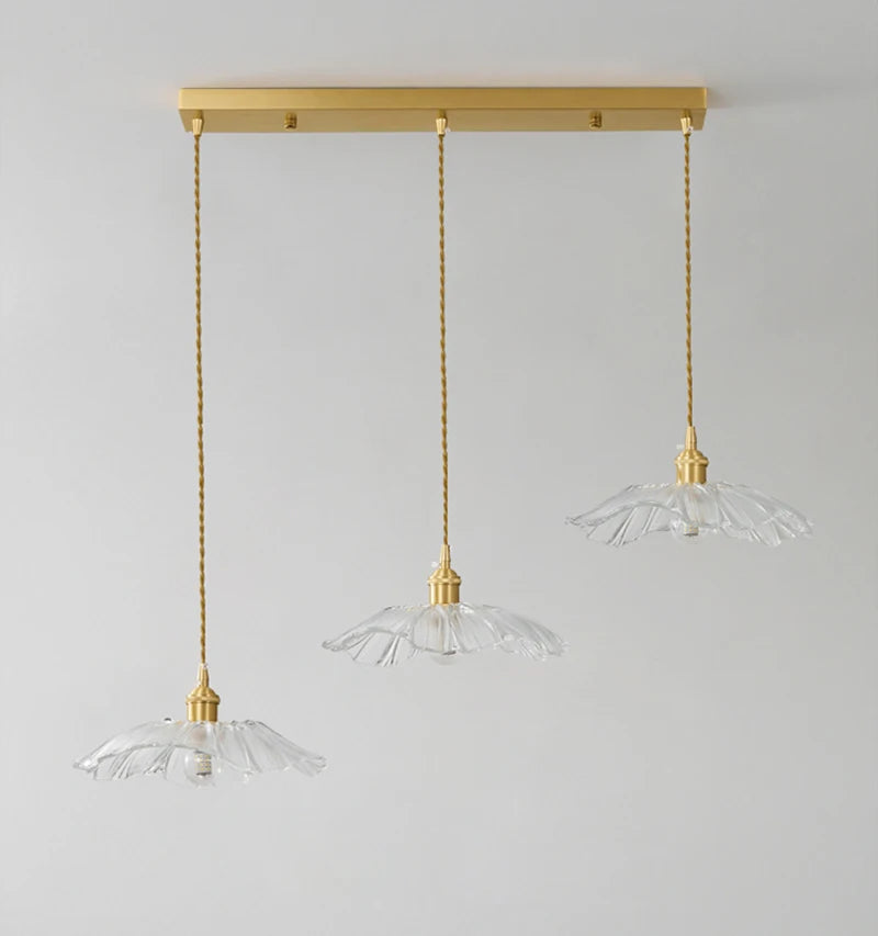 Home Decoration Lighting Retro Pendant Lamp Glass Hanging Lamp Living Room Dining Kitchen Island Chandelier Indoor Ceiling Light