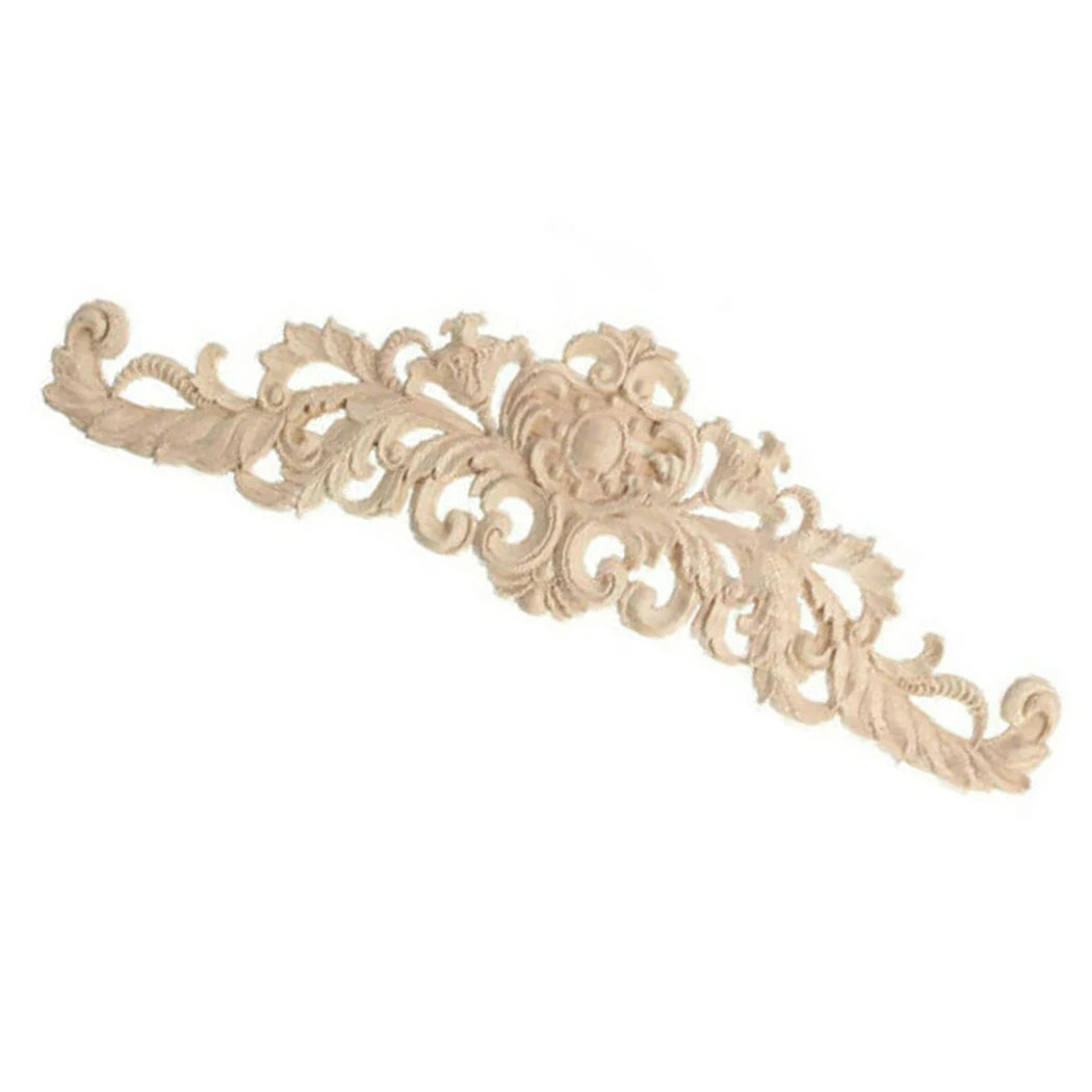 Wooden Carved Applique Furniture Mouldings Decal DIY Corner Onlay Decoration Frame Cupboard Cabinet Decal Furiture Decor