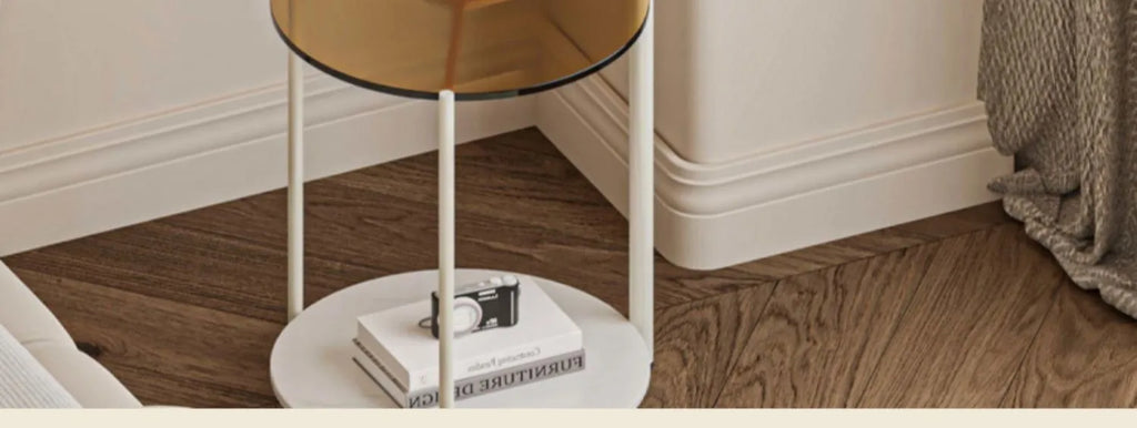 Bedroom Multifunctional Hanger Bedside Table Integrated Glass Home Bedside Coat Rack Floor Simple Cabodeiro De Chao Furniture