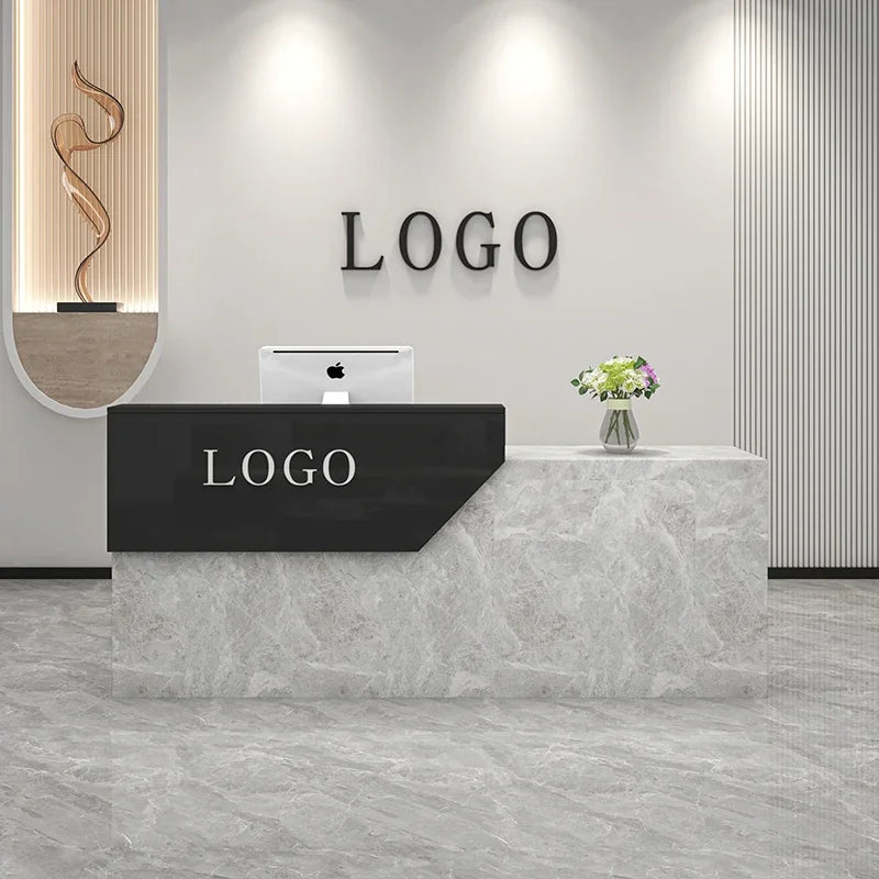 Decoration Reception Desks Displaycheckout Counter Reception Desks Beauty Salon Mostrador Negocio Commercial Furniture