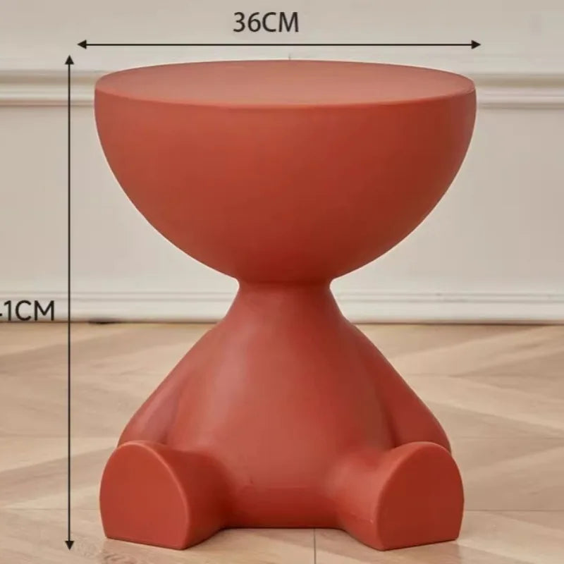Coffee Table Sofa Tea Side Table Living Room Small Furniture  Round Multifunction Night Desk Morden Cute Decoration Whimsical