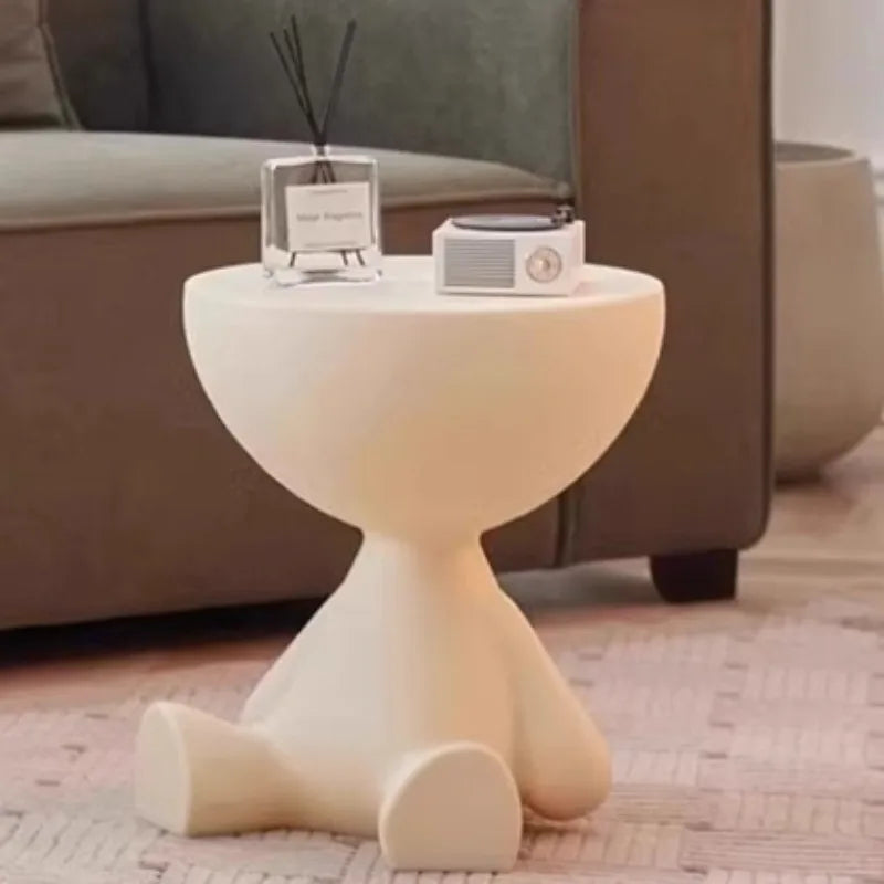 Coffee Table Sofa Tea Side Table Living Room Small Furniture  Round Multifunction Night Desk Morden Cute Decoration Whimsical