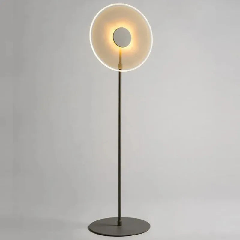 Modern Minimalist Designer round Study and Bedroom Hotel Acrylic Living Room Dining Room Model Room Sun Floor Lamp
