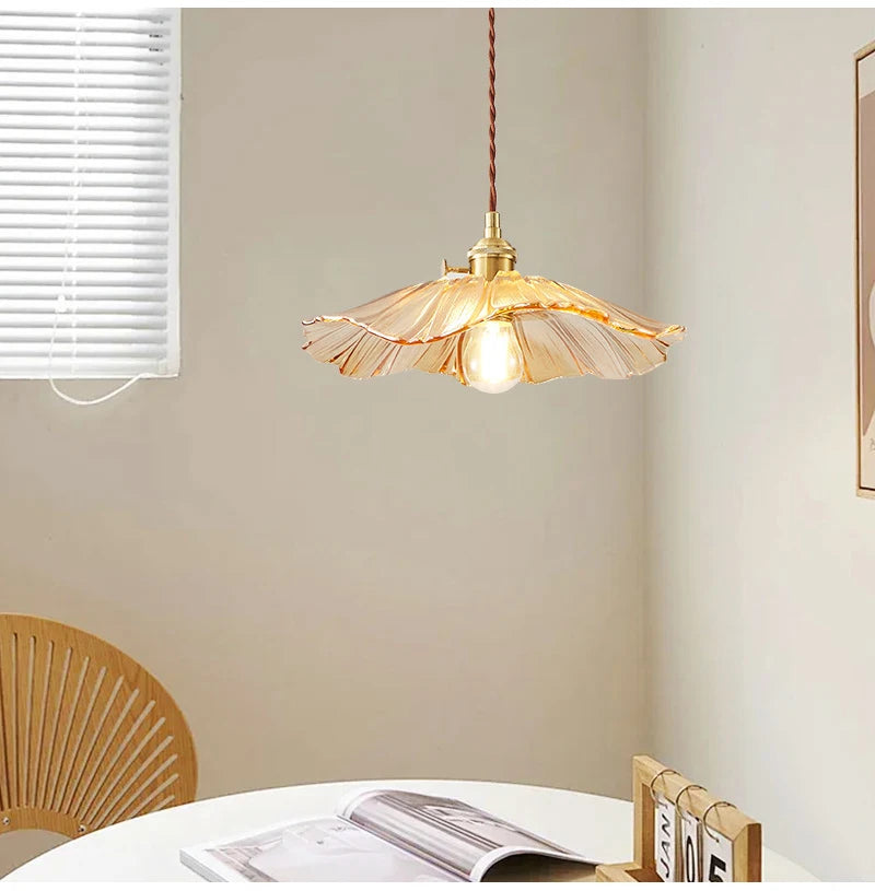 Home Decoration Lighting Retro Pendant Lamp Glass Hanging Lamp Living Room Dining Kitchen Island Chandelier Indoor Ceiling Light