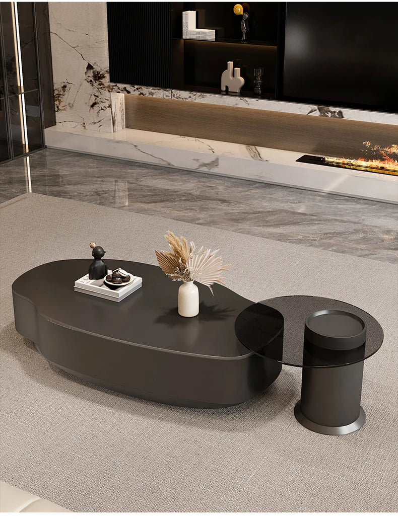 Modern Simple Coffee Table Decor Luxury Unique Design Coffee Table Premium Effect Table Basse De Salon Living Room Furniture