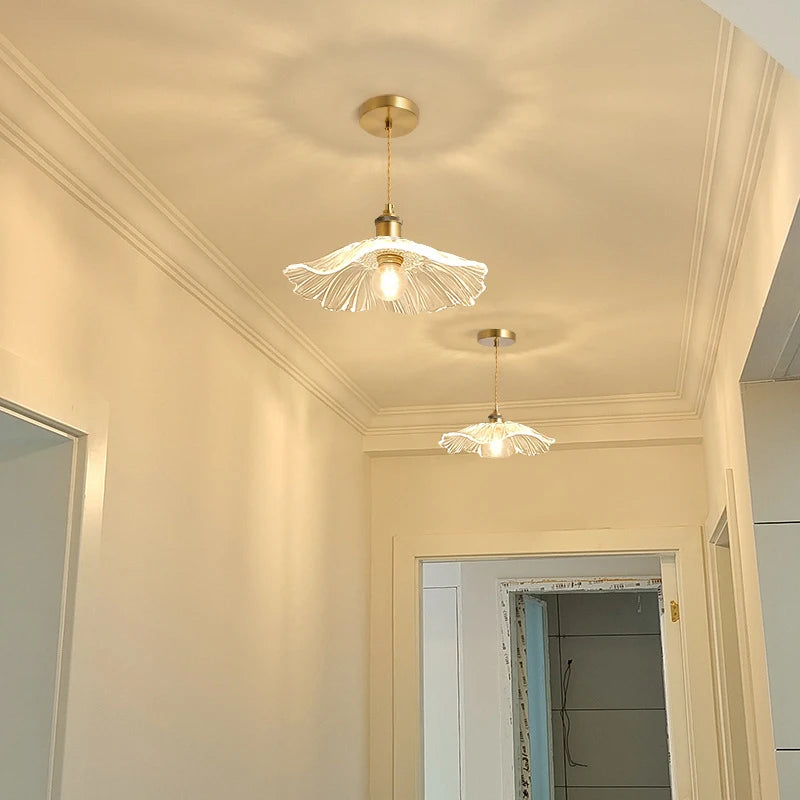 Home Decoration Lighting Retro Pendant Lamp Glass Hanging Lamp Living Room Dining Kitchen Island Chandelier Indoor Ceiling Light