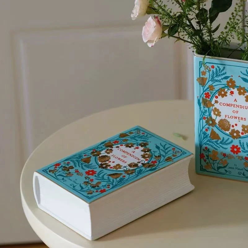 Ceramics Vases Desk Decoration Vases Modern Creative Book Flower Bottle Elegant Aesthetic Interior Vase for Dried Flowers
