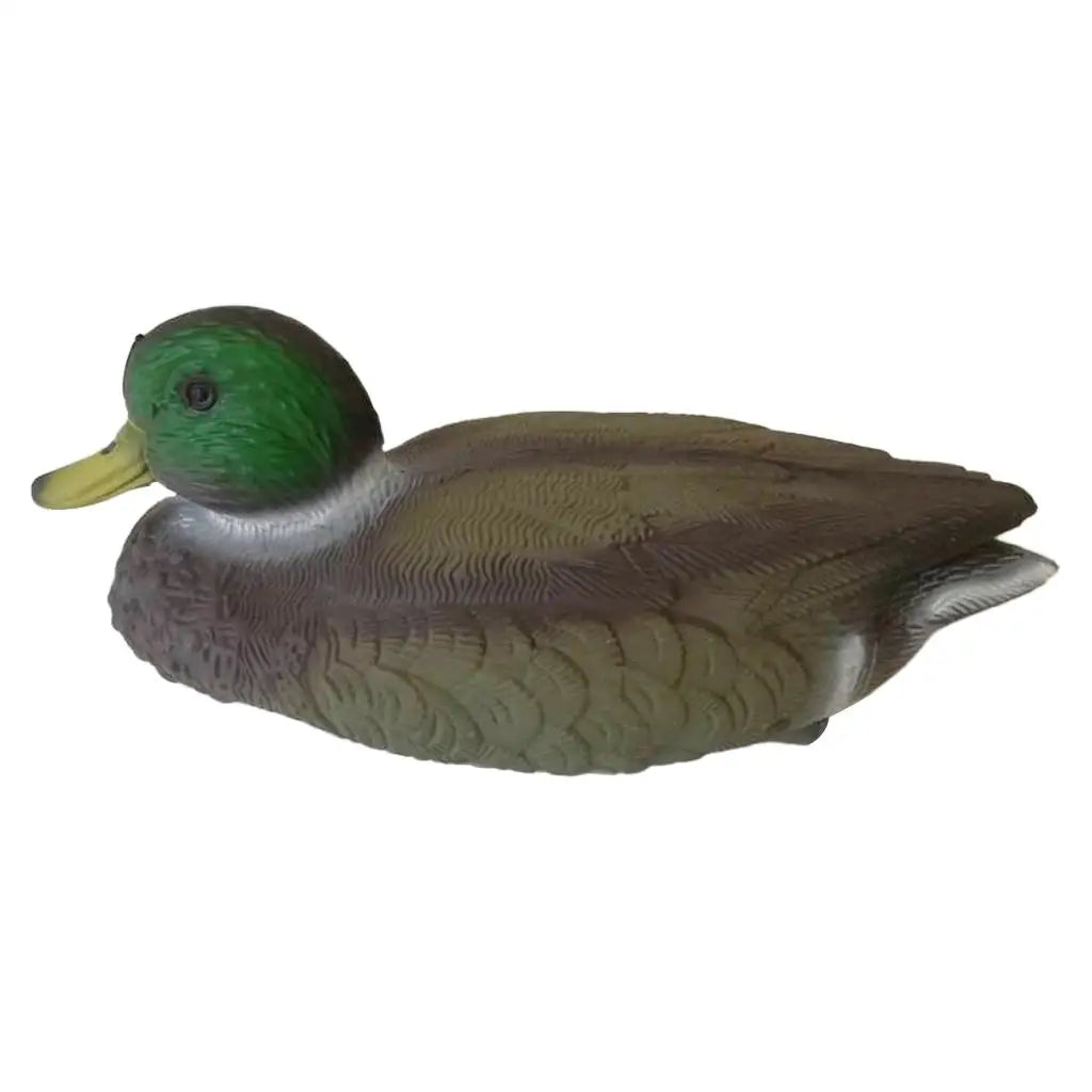 3D Lifelike Duck Decoy Floating Hunting Shooting Drake Duck Decoy Decoying for Garden Decor Lawn Ornament