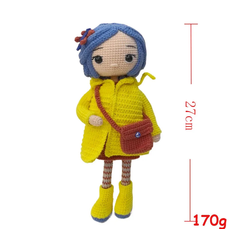 Crochet Dolls Anime Doll Coraline Toys Birthday Gifts Home Deco Finshed Dolls