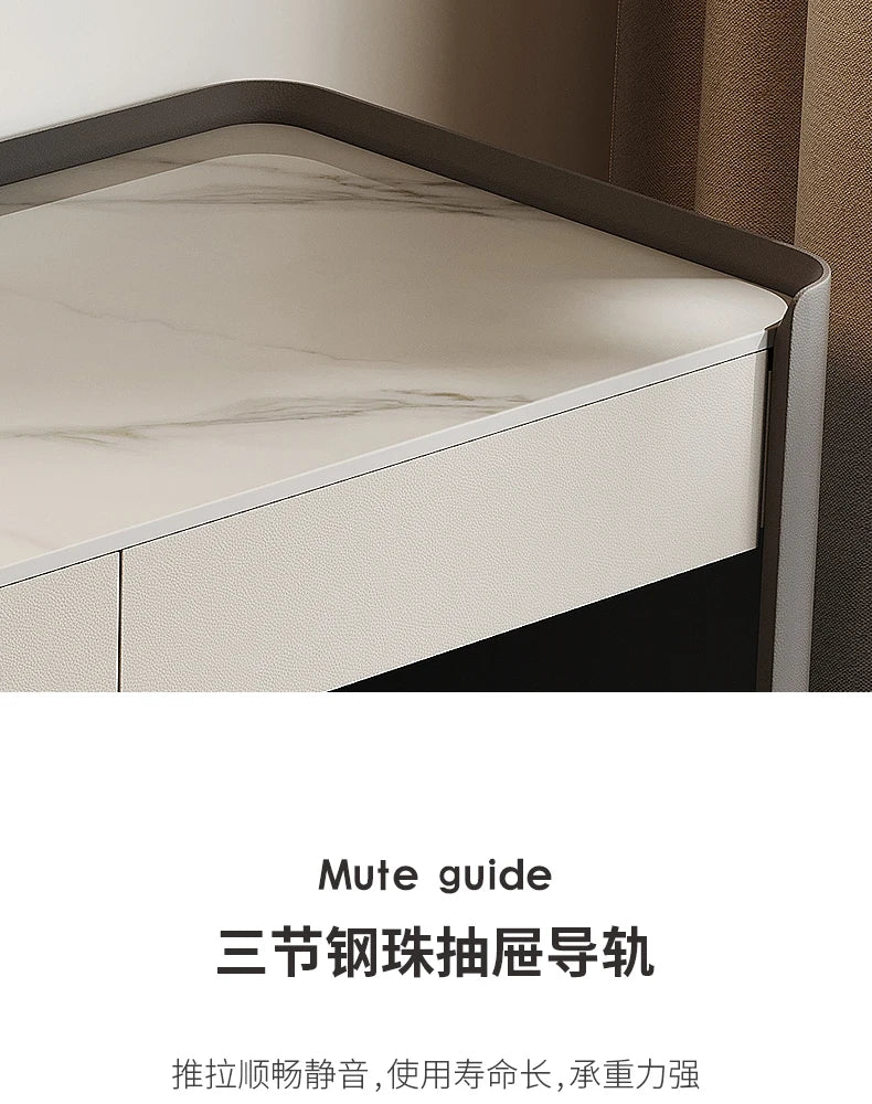 Decoration Drawer Vanity Table Living Room Modern Vanity Table Dresser Coiffeuse Avec Miroir Et Tabouret Bedroom Furniture