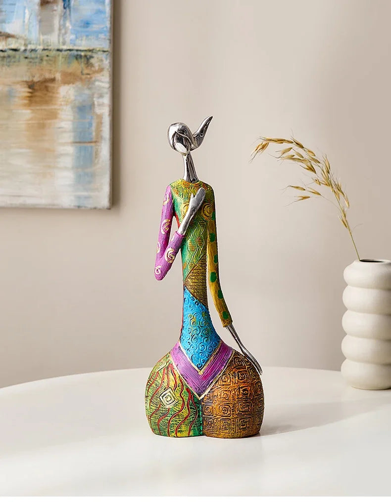 Desk Decoration Christmas Gift Creative Abstract Home Decoration Character Sculpture Living Room Desktop Decoration Ornaments