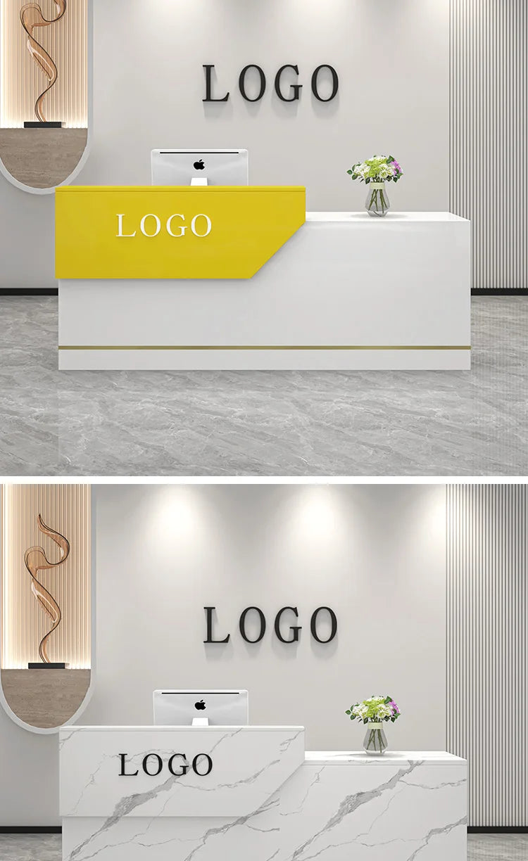 Decoration Reception Desks Displaycheckout Counter Reception Desks Beauty Salon Mostrador Negocio Commercial Furniture