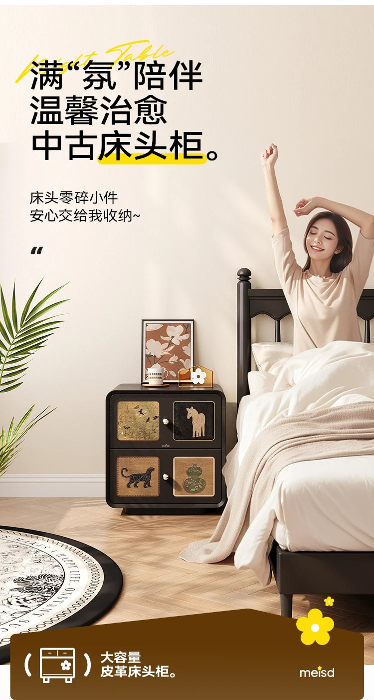 Decoratio Modern Night Table Elegant Minimalist Aesthetic Drawers Nightstand Cute Organize Mesitaa De Noche Bedroom Furniture