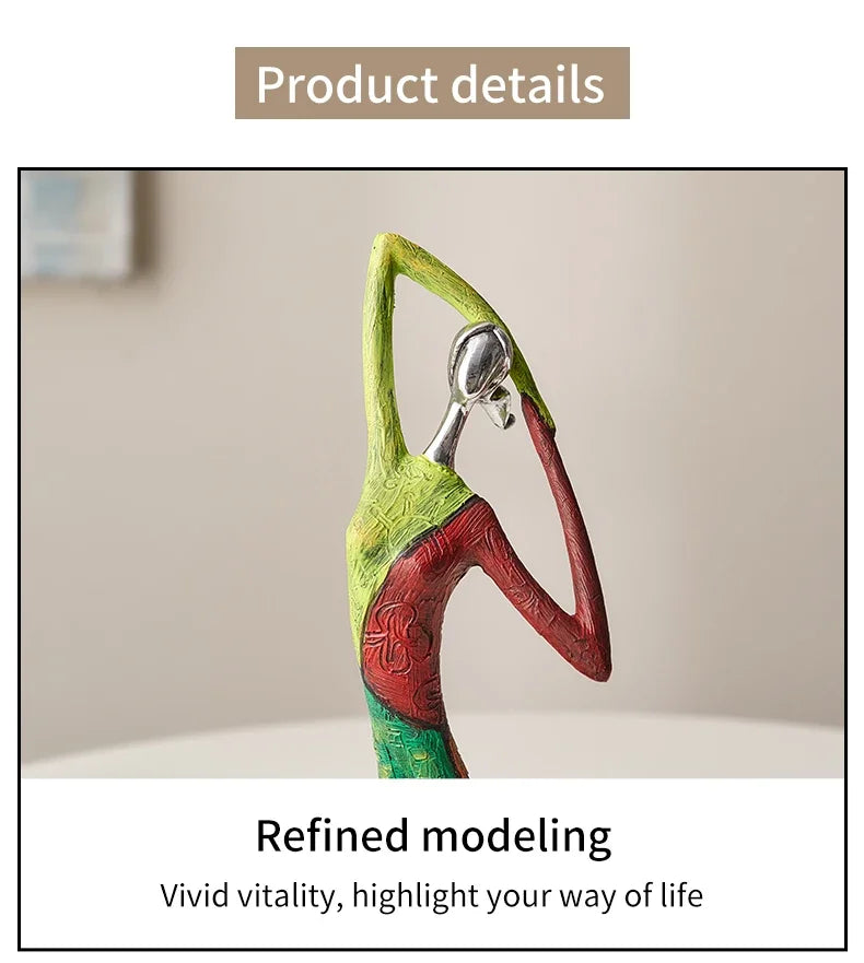 Desk Decoration Christmas Gift Creative Abstract Home Decoration Character Sculpture Living Room Desktop Decoration Ornaments