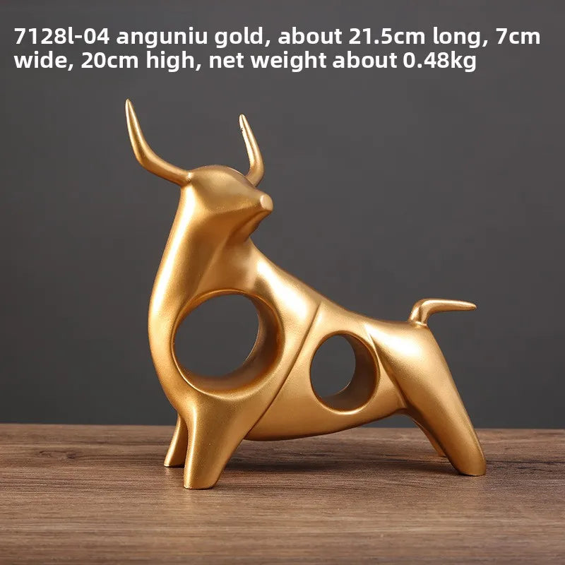 2024 Modern Home Decor  Luxury Glass Sculpture for Living Room TV Cabinet Office Desk Art Display