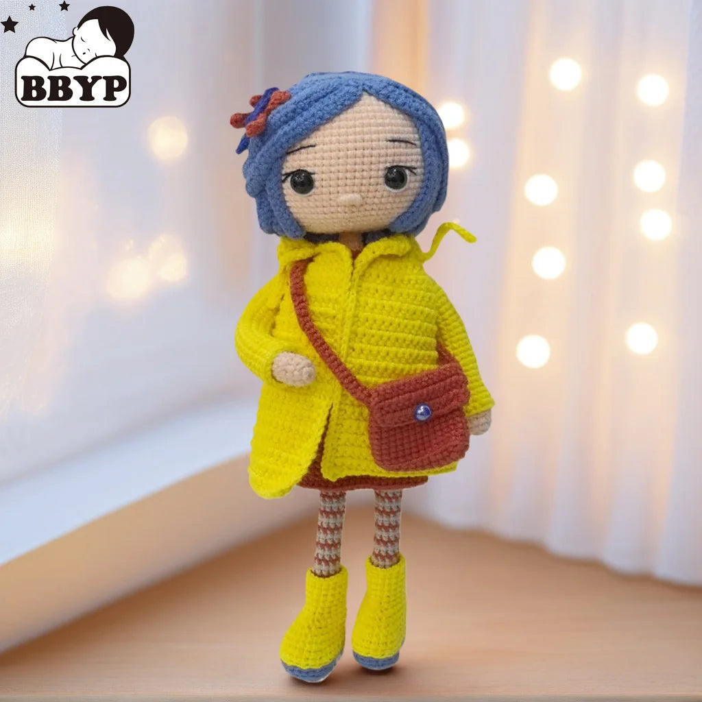 Crochet Dolls Anime Doll Coraline Toys Birthday Gifts Home Deco Finshed Dolls