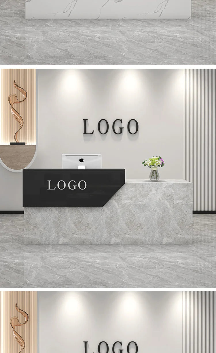 Decoration Reception Desks Displaycheckout Counter Reception Desks Beauty Salon Mostrador Negocio Commercial Furniture