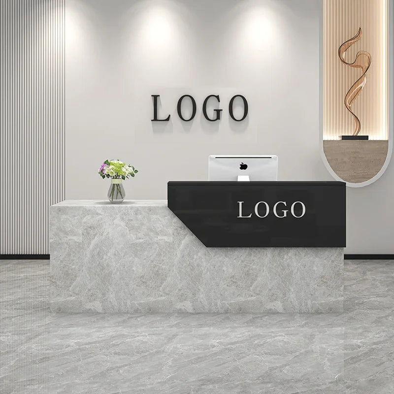 Decoration Reception Desks Displaycheckout Counter Reception Desks Beauty Salon Mostrador Negocio Commercial Furniture