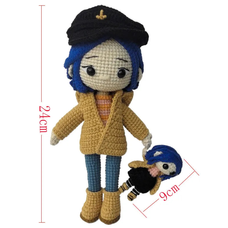 Crochet Dolls Anime Doll Coraline Toys Birthday Gifts Home Deco Finshed Dolls