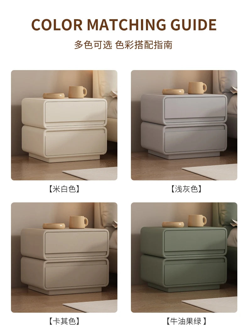 Decorations Nightstands Gloss Decor Modern Elegant Nightstands Glamour Luxury Mesita De Noche Dormitorio Home Furniture